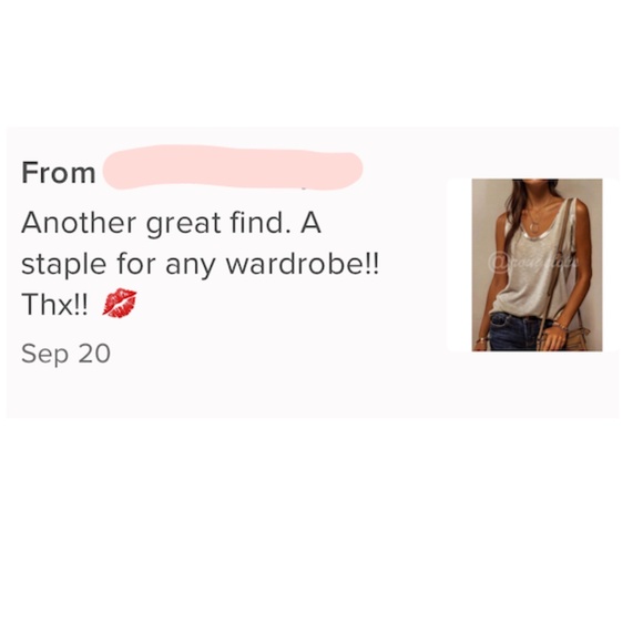 Beige Tank Top Gold Piping Trim - Picture 8 of 8